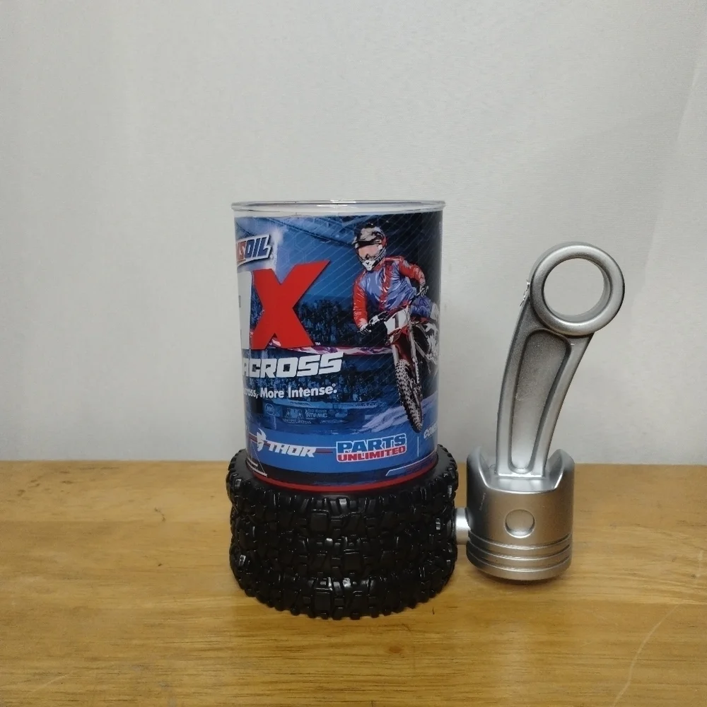 New Amsoil Mug With Tire fathers day Motorcross gift